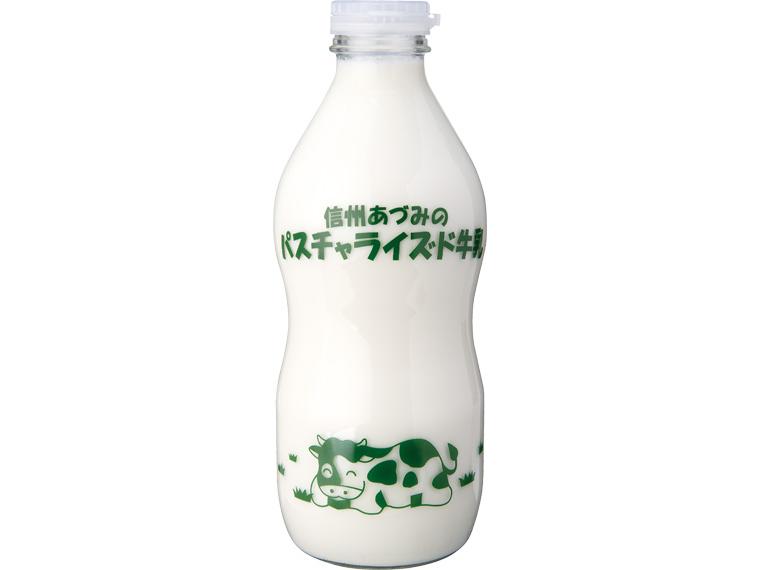 信州あづみのノンホモびん牛乳 900ml