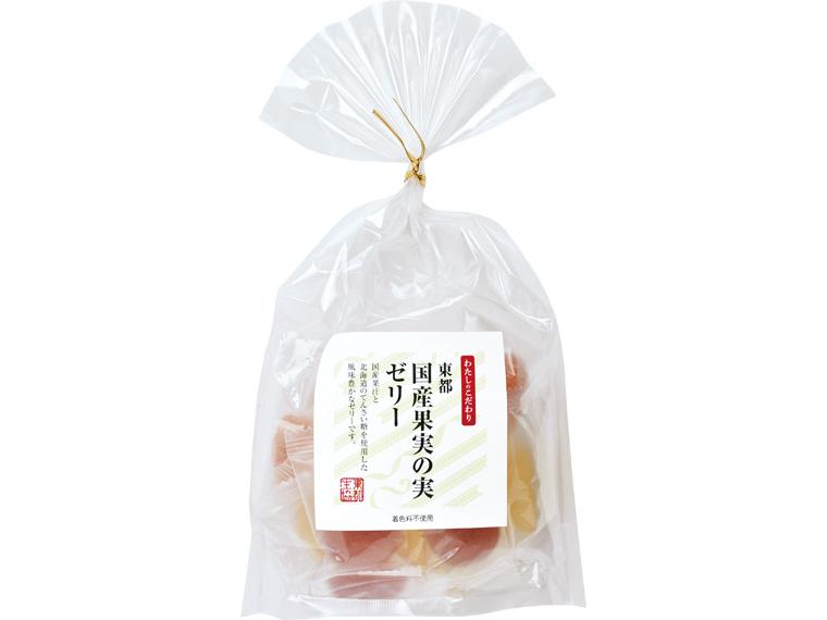 東都国産果実の実ゼリー 5種150ｇ（個装紙込）