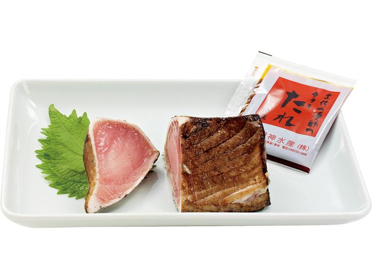 わら焼きびんちょうまぐろタタキ（タレ付） 1個100g・たれ20ml