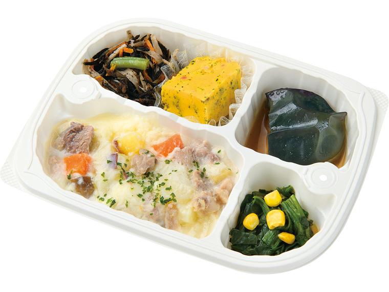 マムダイニングおかずプレート　鶏と根菜のクリーム煮セット 1個210g