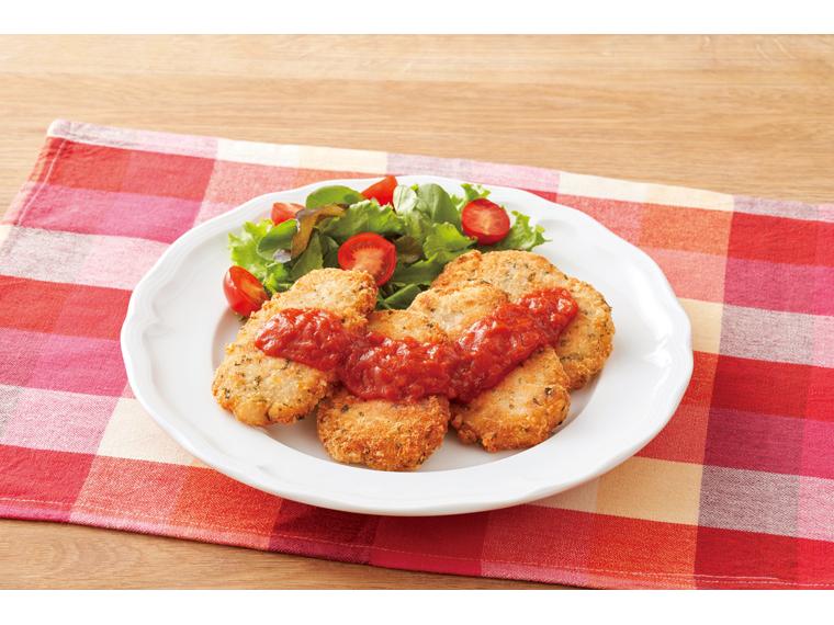 若鶏のチーズカツレツ（トマトソース付き） カツレツ4枚208g・トマトソース2個40g