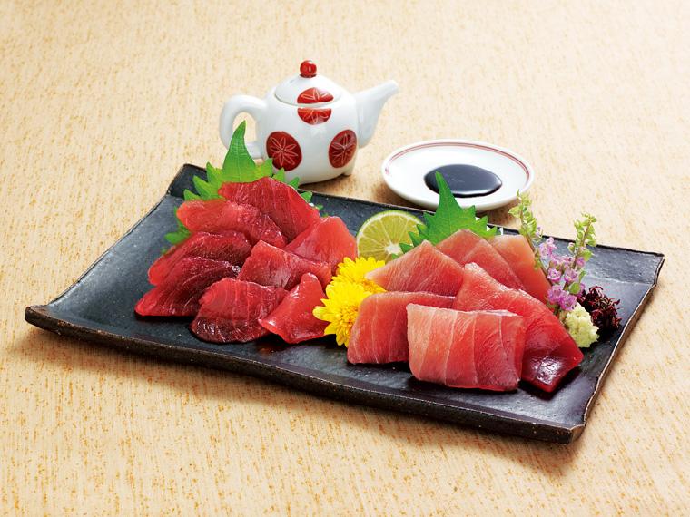 中とろと赤身の切り落しセット 40g×2種