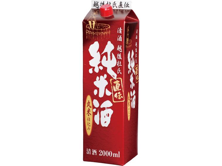 越後杜氏直伝　純米酒 2l