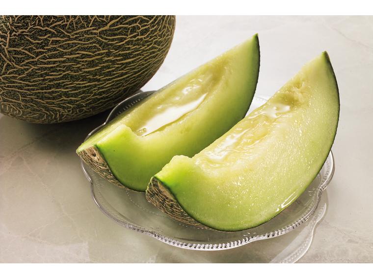 自宅　肥後グリーンメロン２玉 1玉1.8kg×2秀優