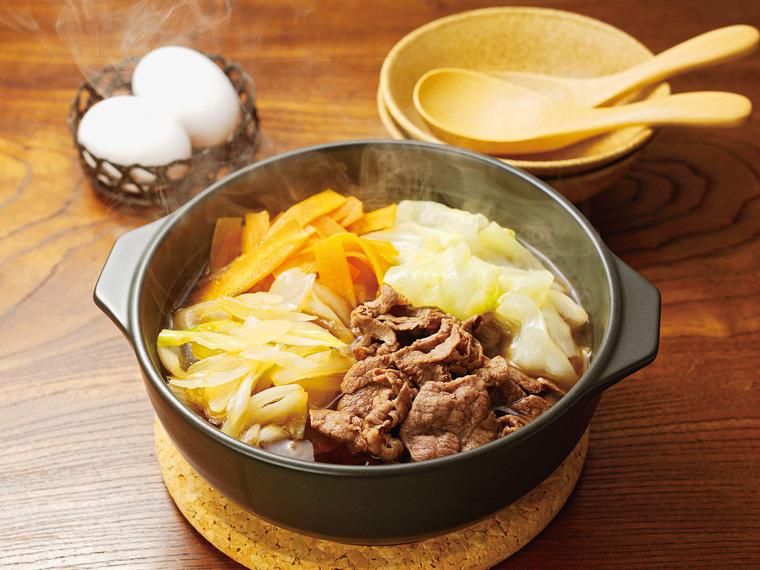 おかずキット　牛肉と野菜たっぷりすき煮風(産直牛肉使用) 2人前