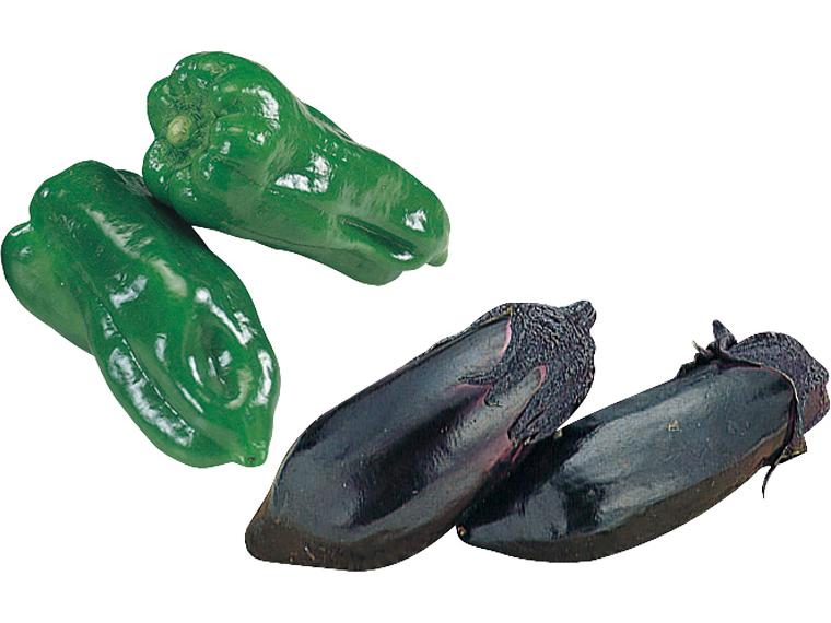 なす・ピーマンセット なす2本・ピーマン100g（2〜4個）