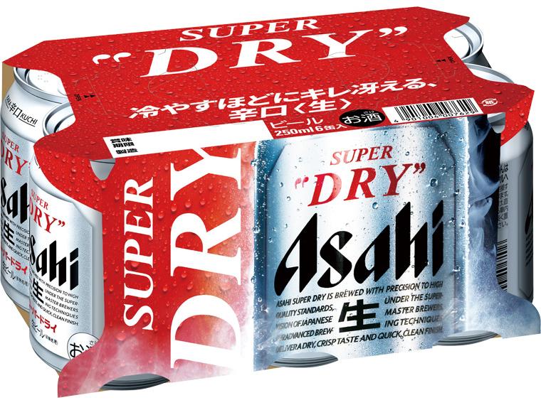 アサヒスーパードライ 250ml×6