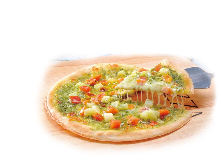 ミラノ風兵庫県産バジルのジェノベーゼソースピッツァ 1枚150g