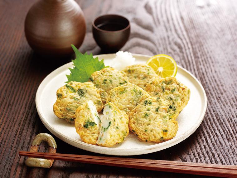 菜の花天ぷら（海老・ごま入り） 7枚105g