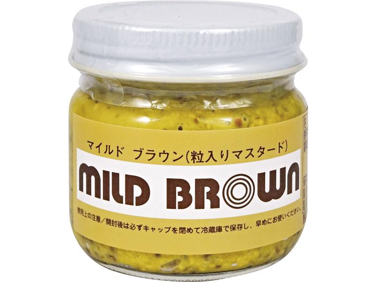 マイルドブラウン粒入りマスタード 80g