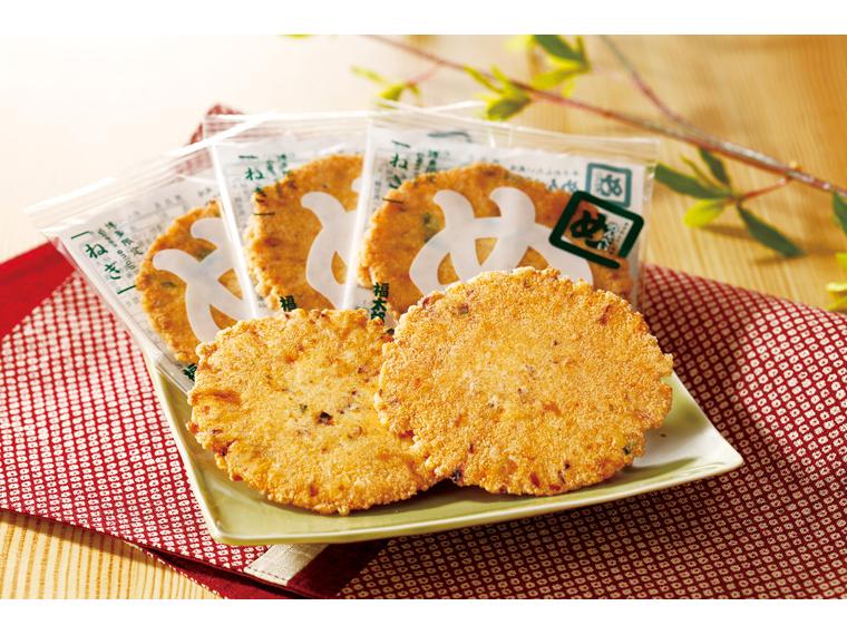 めんべい（ねぎ） 2枚×8袋