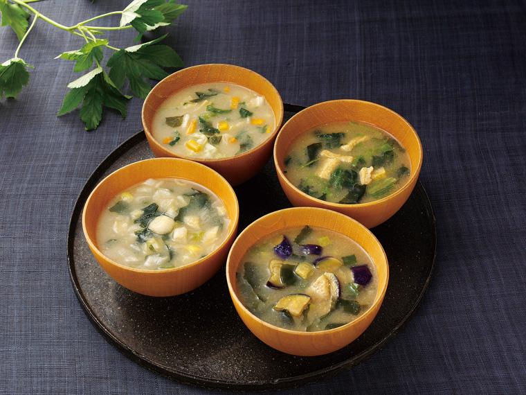 いつものおみそ汁　いろいろ野菜4種セット 8袋入(4種×各2袋)