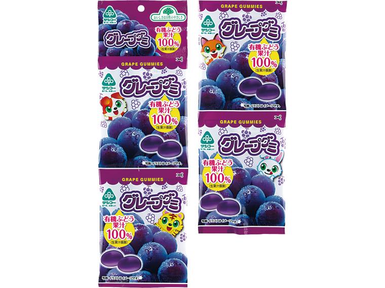 グレープグミ 20g×4