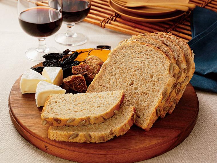 全粒粉とライ麦のブレッド 8枚