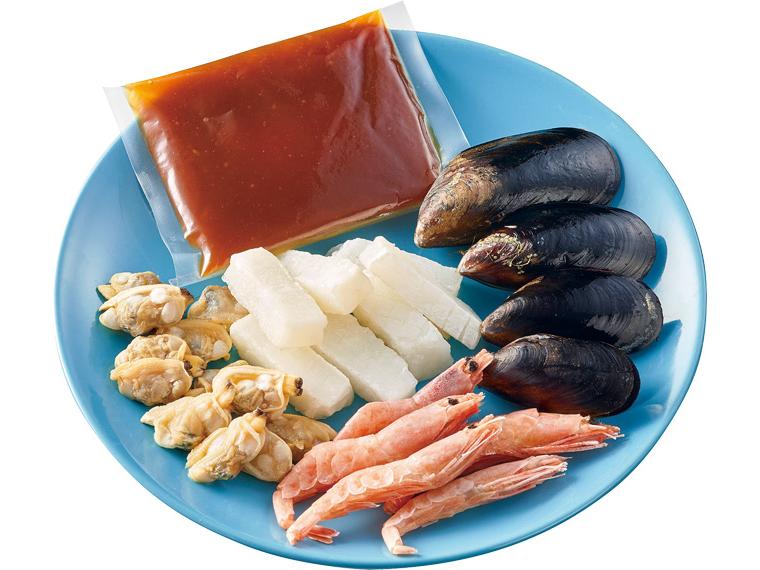 フライパンでお手軽！海鮮パエリア 210g（魚介：160g/パエリアの素：50g）