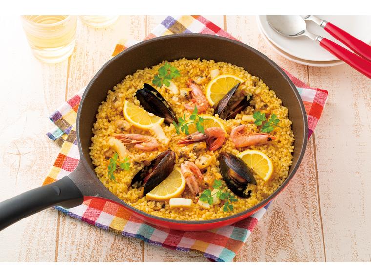 フライパンでお手軽！海鮮パエリア 210g（魚介：160g/パエリアの素：50g）