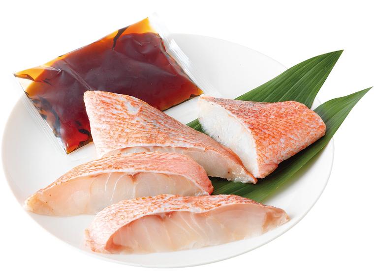 脂がのった赤魚切身　煮付セット 4切200g・煮魚たれ100g