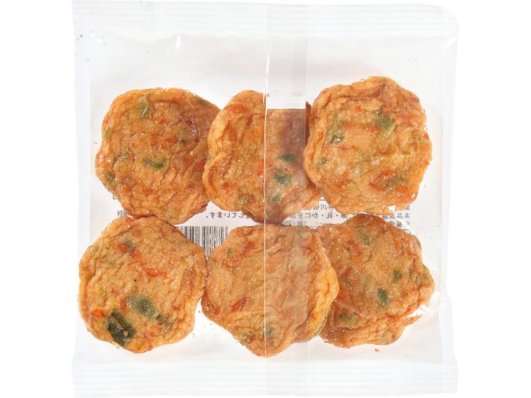 桜えびと彩り野菜のかき揚げ天（蓮根入り） 6枚120g