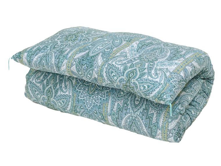 軽量綿花敷ふとんシングル　ブルー 