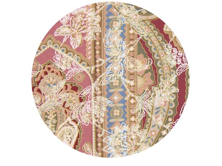 ファイン柄ダブル敷布団　赤系 