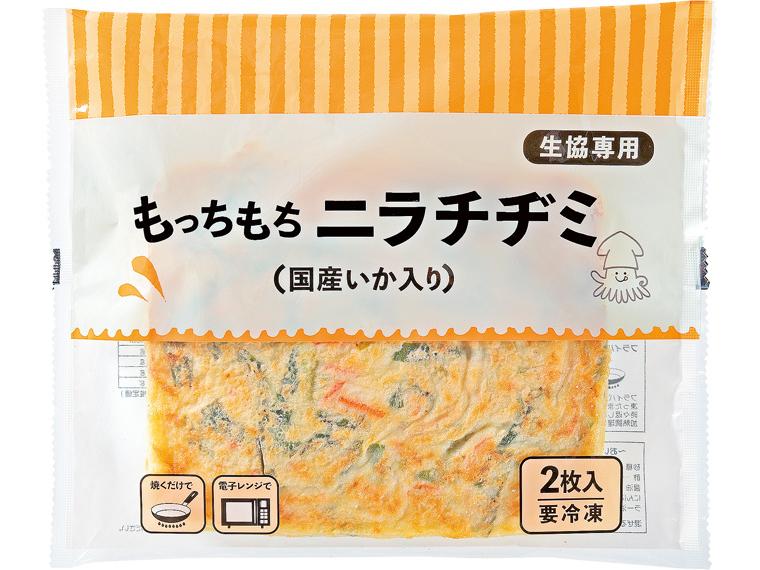 もっちもちニラチヂミ（国産いか入り） 2枚360g