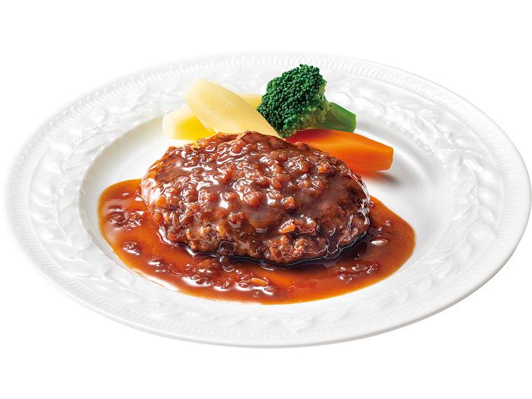 ホテルオークラ　赤ワイン香るオニオンソースハンバーグステーキ 2個220g(固形量140g)