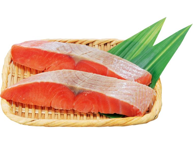 枝幸産秋鮭切身（皮なし・骨ぬき） 2切140g