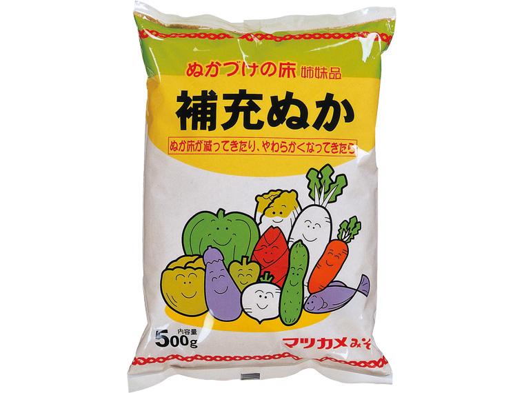 みそ風味ぬかづけの床補充ぬか 500g
