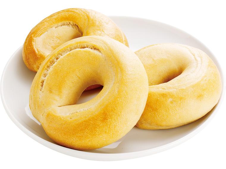 北海道産ゆめちから使用プレーンベーグル 3個