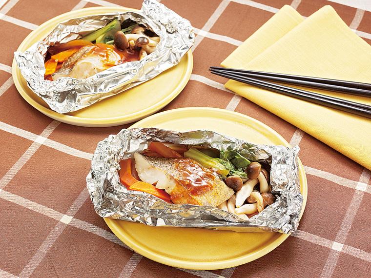 おかずキット　フライパンDE白身魚のホイル焼き 2人前