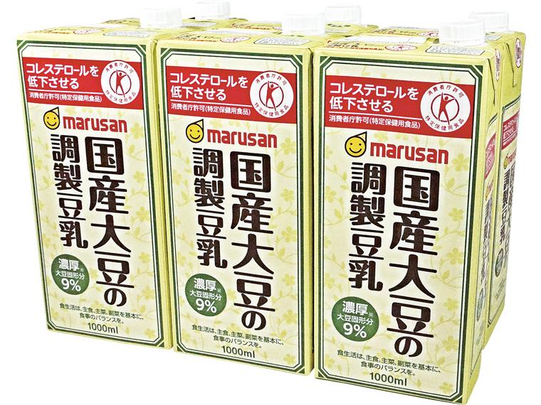 国産大豆の調製豆乳 1l×6