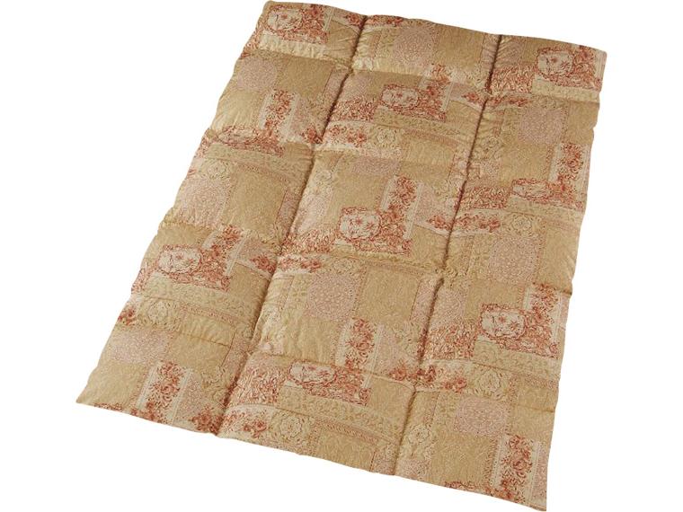 羽毛　ミラノ柄ダブル　赤系 