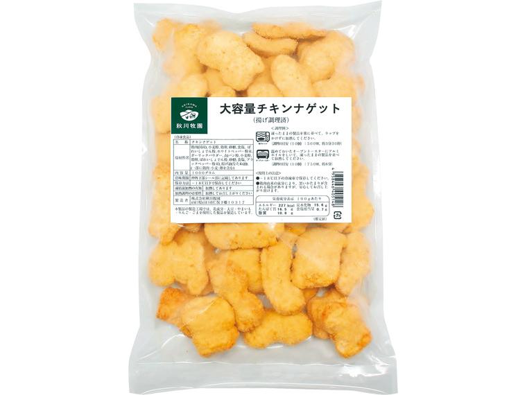 秋川牧園　大容量チキンナゲット 1000g