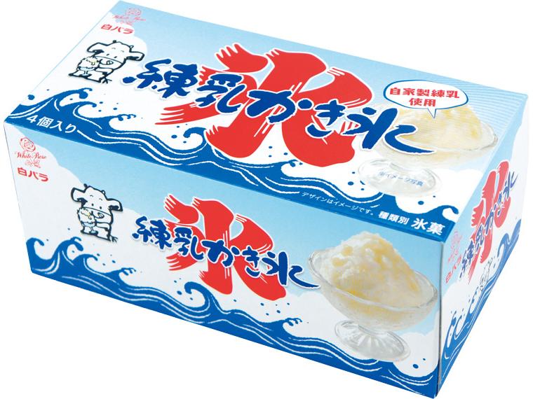 白バラ　練乳かき氷 150ml×4