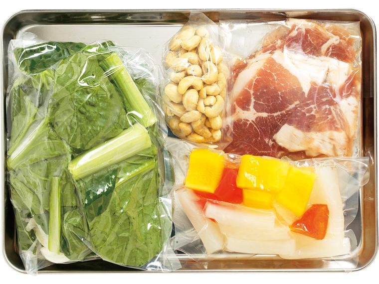 おかずキット　カシューナッツと豚肉のガーリック炒め 2〜3人前