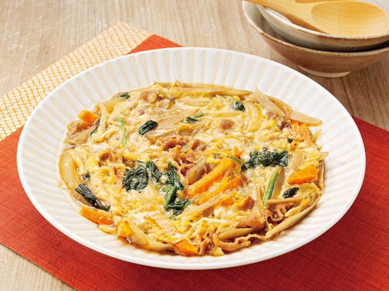 おかずキット　【冷凍】国産牛肉とささがきごぼうの柳川風セット 340g