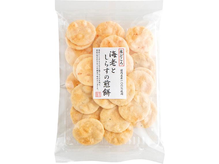 米どころ　海老としらすの煎餅 80g