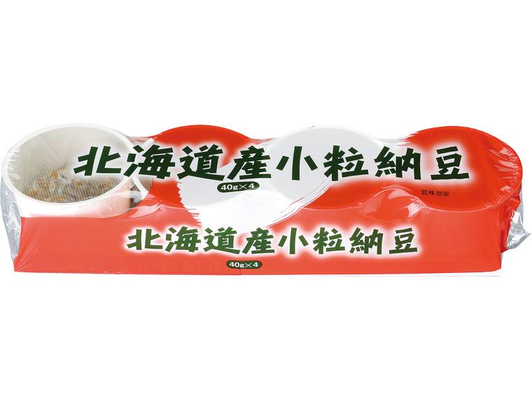 北海道産小粒納豆（たれ・からしなし） 40g×4