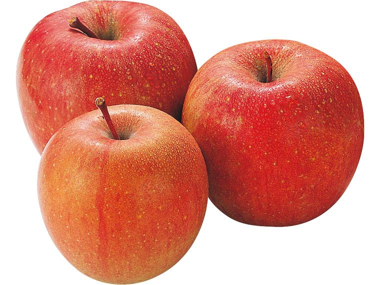 りんご（ふじ）大袋 １kg（3〜4玉）