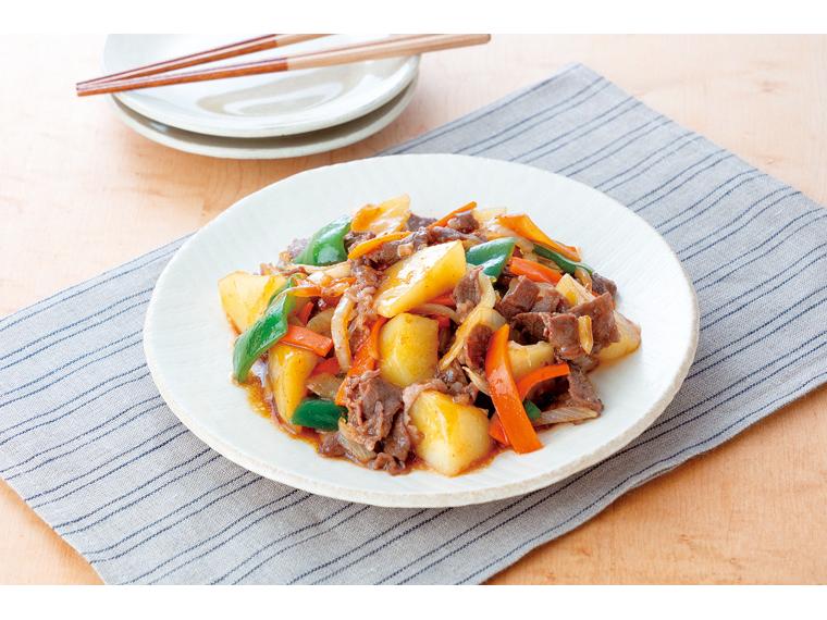 おかずキット　牛肉とじゃが芋の甘辛炒め 2人前