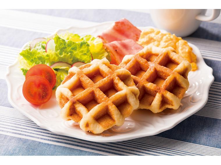 大山乳業の特選牛乳を使ったベルギーワッフル 6個