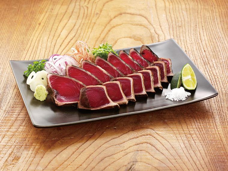 塩で食べる　わら焼きかつおたたき（南方かつお） 2個180g・塩5g