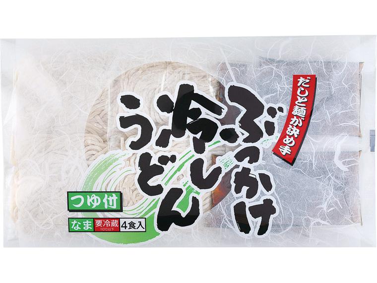 ぶっかけ冷しうどん（つゆ付） めん120g×4・つゆ60g×4