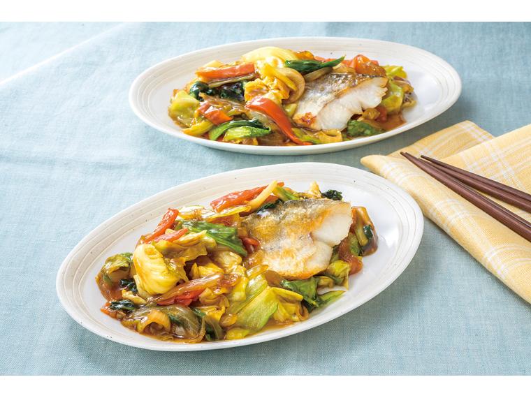 おかずキット　白身魚と4種野菜のあんかけ 2人前