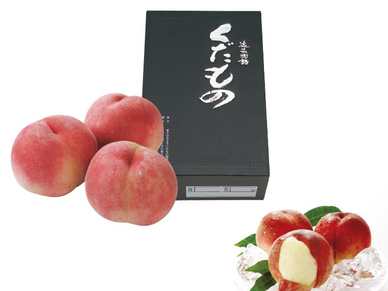 自宅 山梨フルーツラインの桃（川中島白桃） 1.5kg(5〜6玉)