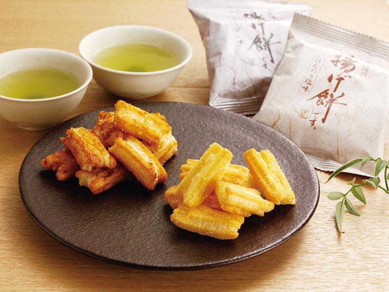 揚げかきもち2種セット 醤油味20g×10・塩味20g×10