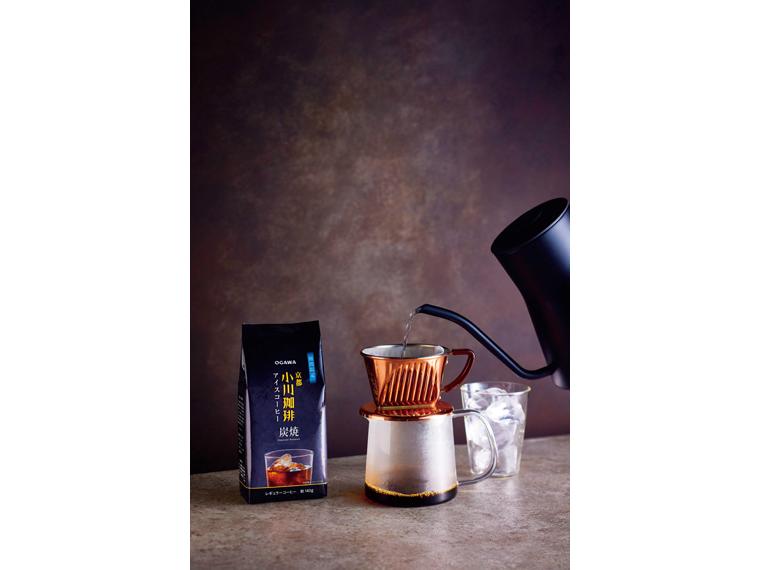 京都　小川珈琲　炭焼珈琲　アイスコーヒー（粉） 140g