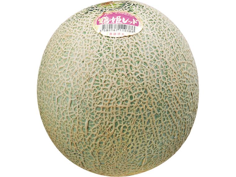 鶴姫レッドメロン 2L1玉（800g）