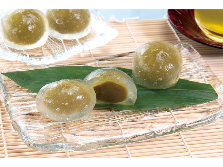 くずまんじゅう（抹茶あん） 4個200g