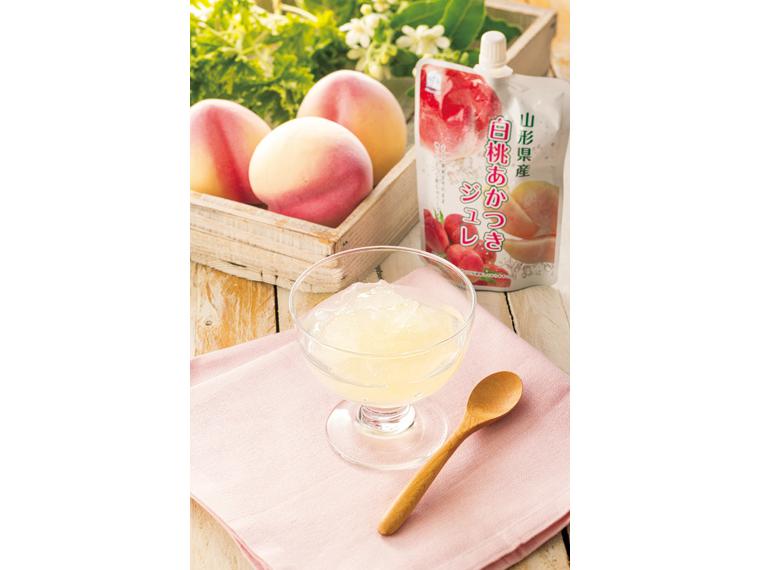 山形県産白桃あかつきジュレ 150g×10入り